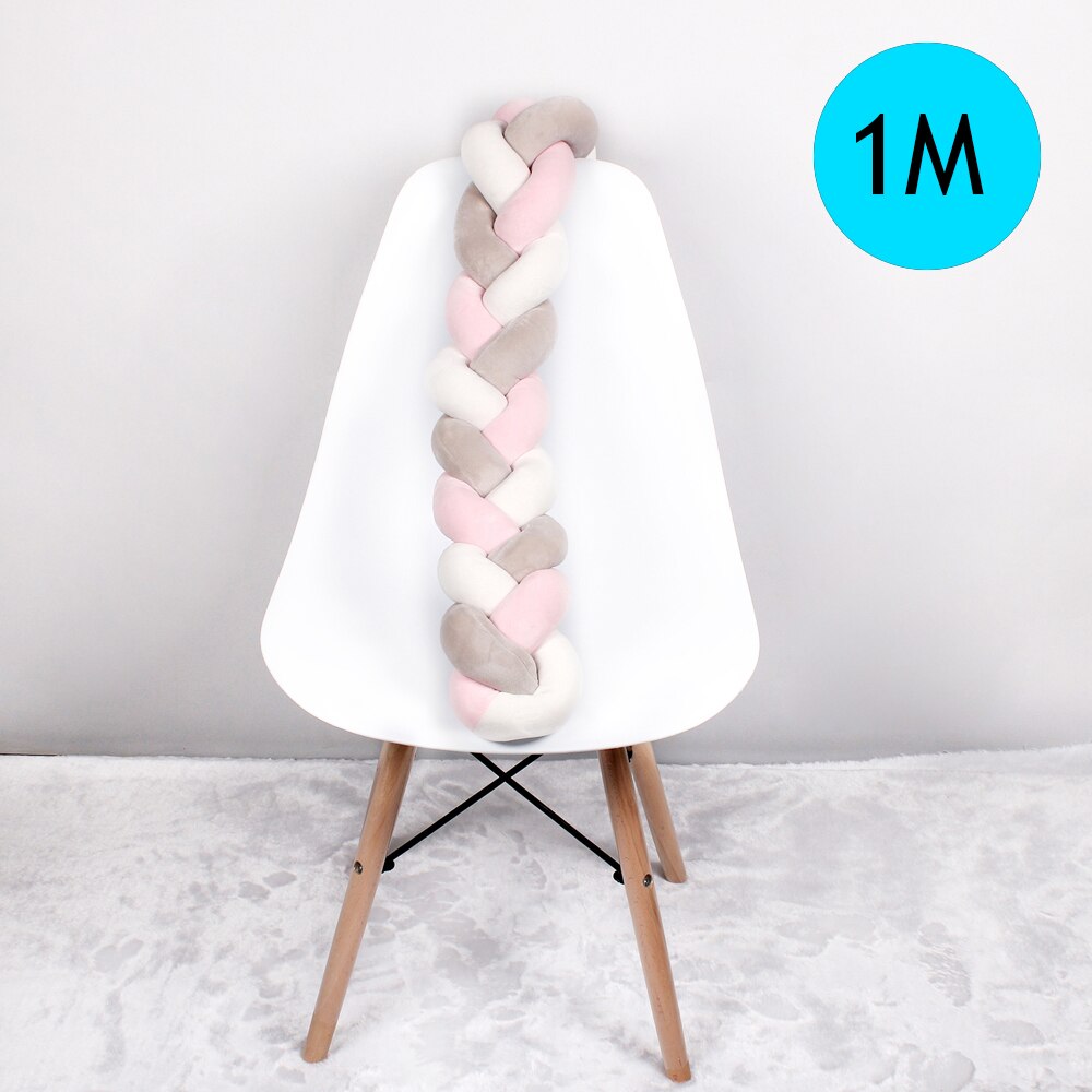 Braided Crib Bumper Baby Cushion